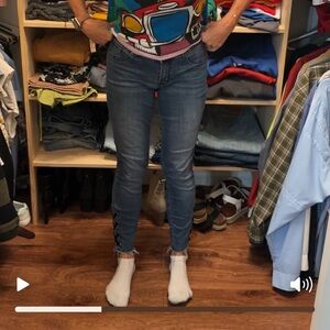 Trendy Blue Skinny Jeans for Women